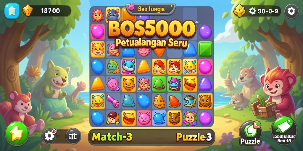 Tampilan antarmuka <strong>BOS5000</strong> yang menawan dan penuh warna.