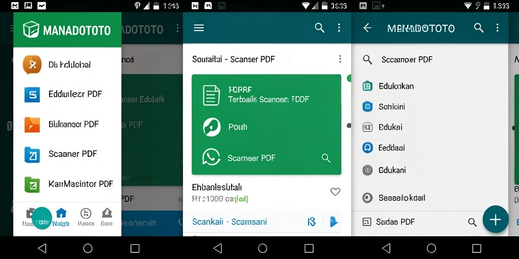 Antarmuka penggunaan MANADOTOTO untuk pemindaian PDF yang user-friendly.