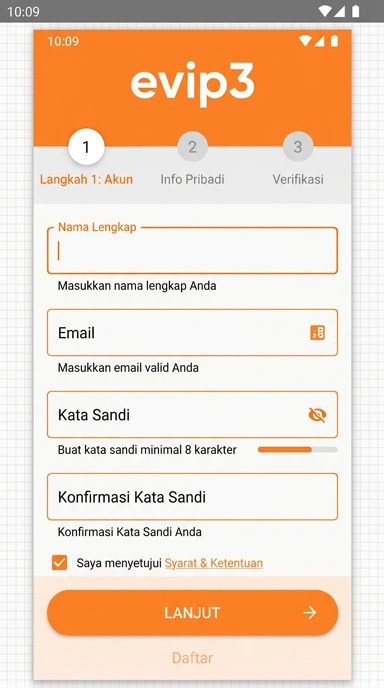 Buat Akun Baru evip3 Dengan Mudah dan Cepat